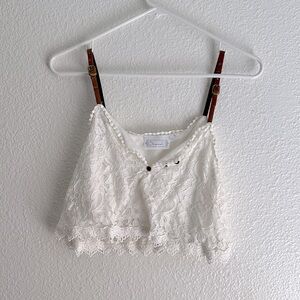 Lace crop top